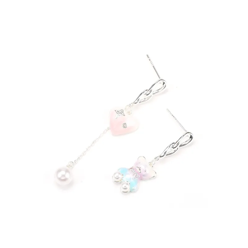 Vegetarian 925 Sterling Silver Earrings Women's-1