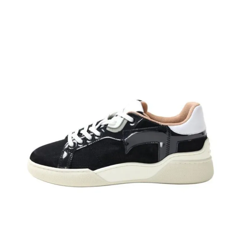 TOD'S Low Top Skateboard Shoes Women's Black-0