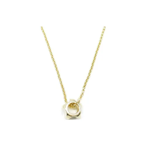 TIFFANY & CO. 2010s Pre owned 18K Yellow Gold Paloma Picasso Nut Charm Necklace