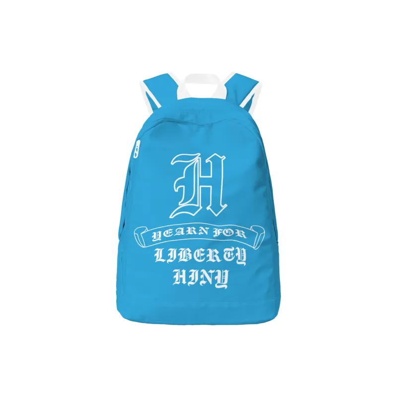 HINY Polyester Backpack Unisex White-24
