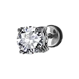 GUDUD Titanium Steel Stud Earrings Men's-6