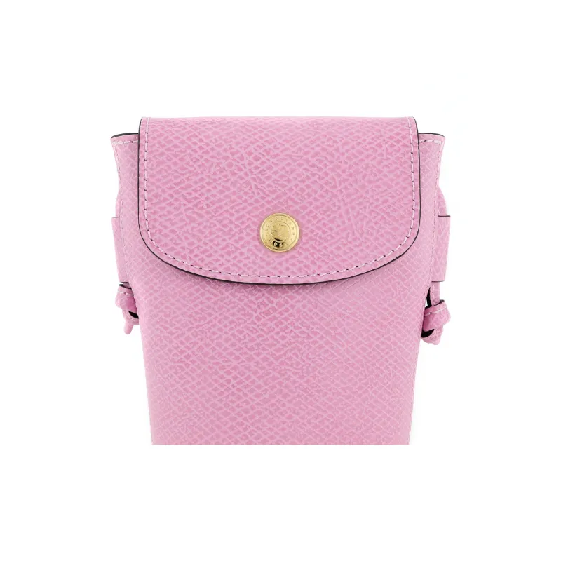 LONGCHAMP Épure Cow Leather Shoulder Bag Crossbody Bag Cell Phone Pouch Women's Pink-4