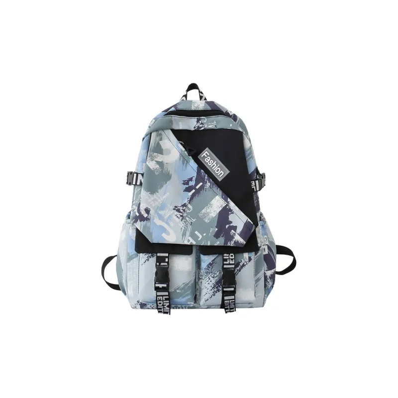 URBAN FOREST Nylon Backpack Unisex Multicolor-8