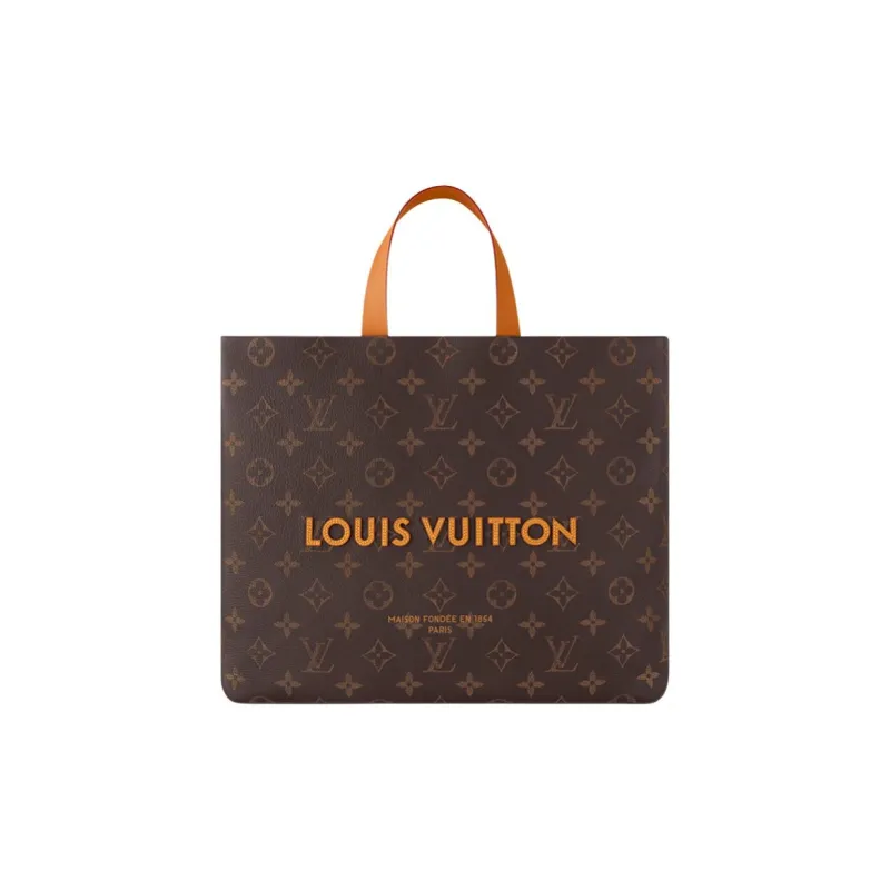 LOUIS VUITTON Shopper Tote Mm Lv Monogram-0