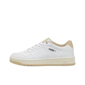PUMA Court Classy Anti Slip Wear Resistant Low Top Skateboard Shoes Women's White