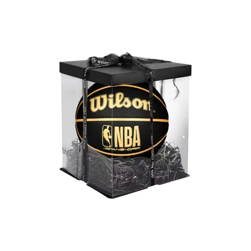 Wilson x NBA PU Polyurethane Basketball NBA Black Gold No. 7/Standard Training Unisex-7