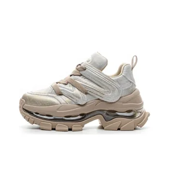 Ruomini Anti Slip And Wear Resistant Lightweight Height Increasing Low Top Chunky Sneakers Women's