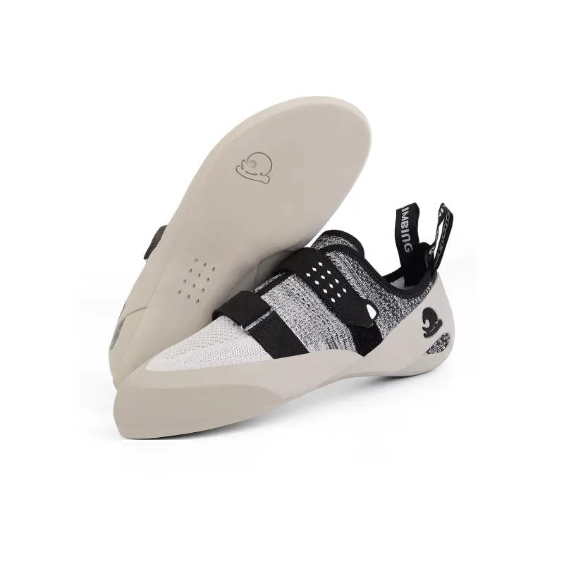 Land Axe Slip Resistant, Abrasion Resistant, Breathable Low Top Rock Climbing Shoes Unisex Light Gray-6