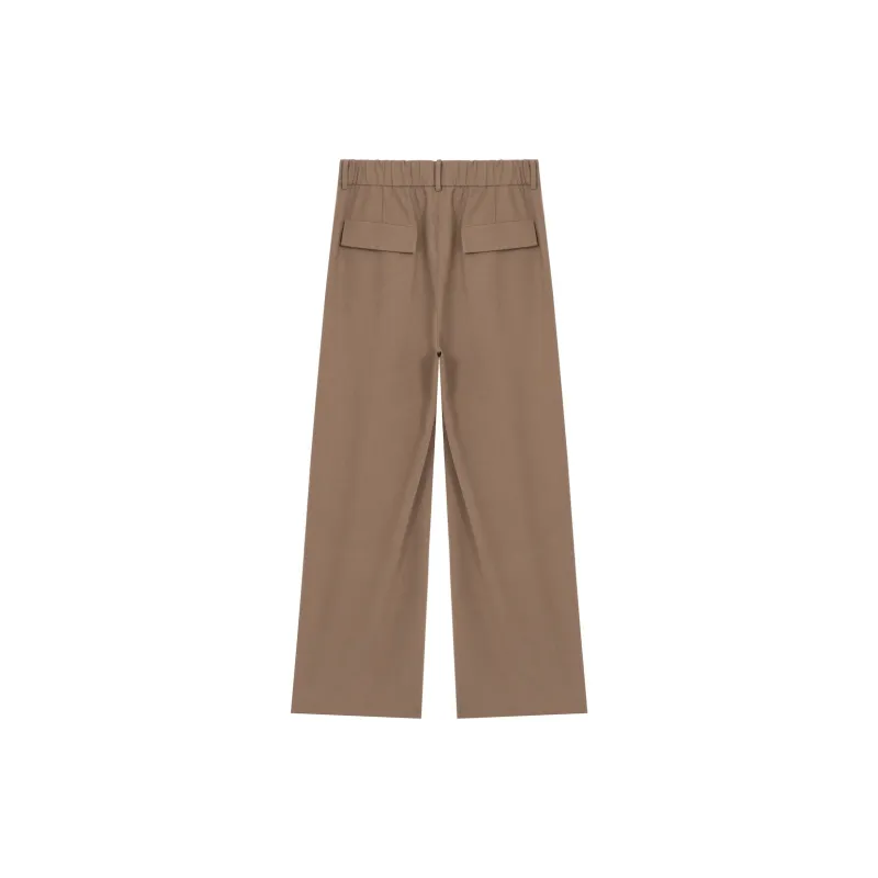 SAME FLOW Suit Trouser Men's Ling Tea Brown-1