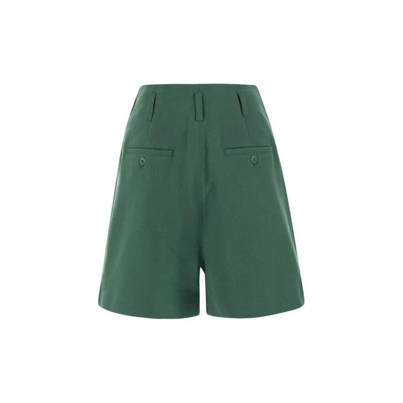 WEEKEND MaxMara Pandoro Pleat Detailed Bermuda-1