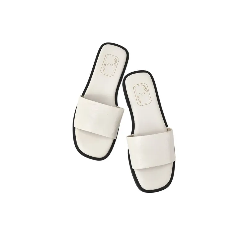 7or9 Rubber Sole Quiet Slip-Resistant Cushioning Slide Slippers Women's-3