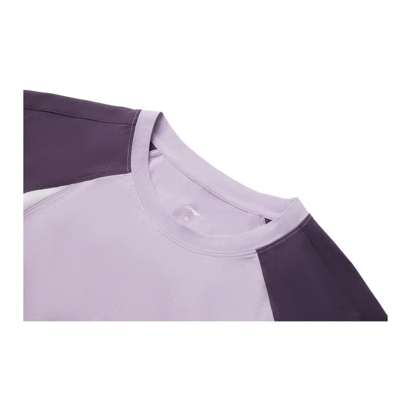 LiNing Fitness Series T-Shirt Women's Dusk Purple/Sweet Grape Purple-2