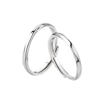CARAT'S DIARY S999 Fine Silver Rings Unisex