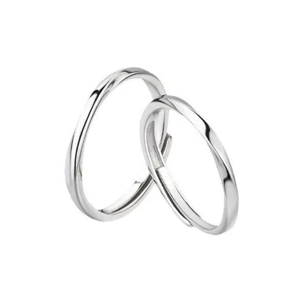 CARAT'S DIARY S999 Fine Silver Rings Unisex-0