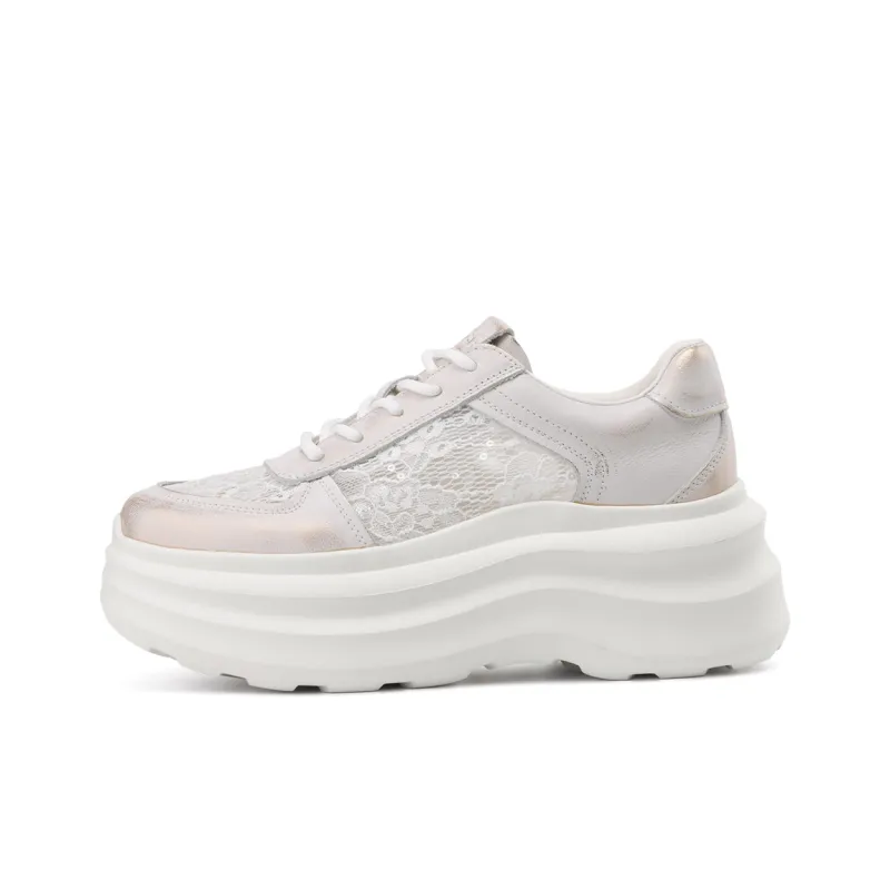 Rosa Bianca Lightweight Height Increasing Low-Top Casual Shoes Women's-7