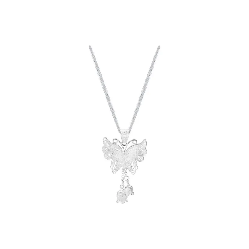LIPSW 999 Fine Silver Necklaces Women's-0