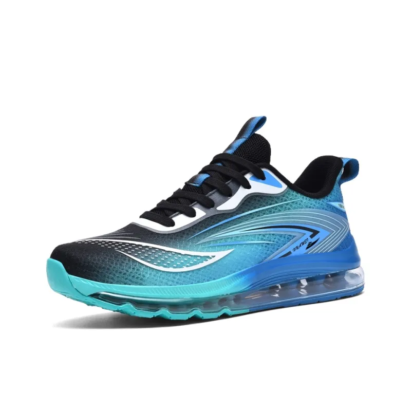 Kuding Cushioned Wear Resistant Breathable Lightweight Low Top Running Shoes Men's-1