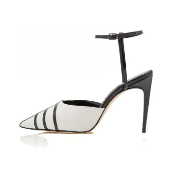 MANOLO BLAHNIK Cetro Slim Heel High Heels 10.5cm Women's White