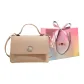 Beige-without Charm Shopping Bag