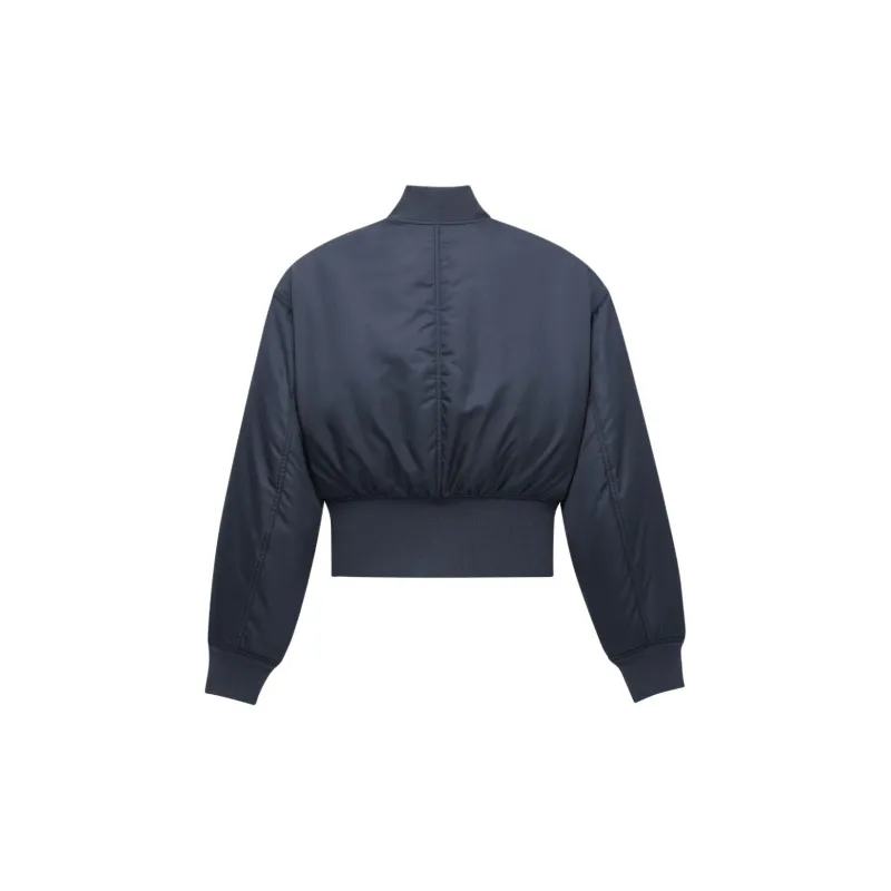 SAINT LAURENT Shell Bomber Jacket 'Marine'-1