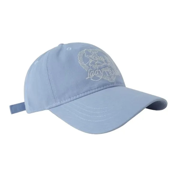 FREE RABBITⅡ Korean Style Fashion Versatile Soft Top Makes Face Look Smaller Baseball Caps Unisex-5