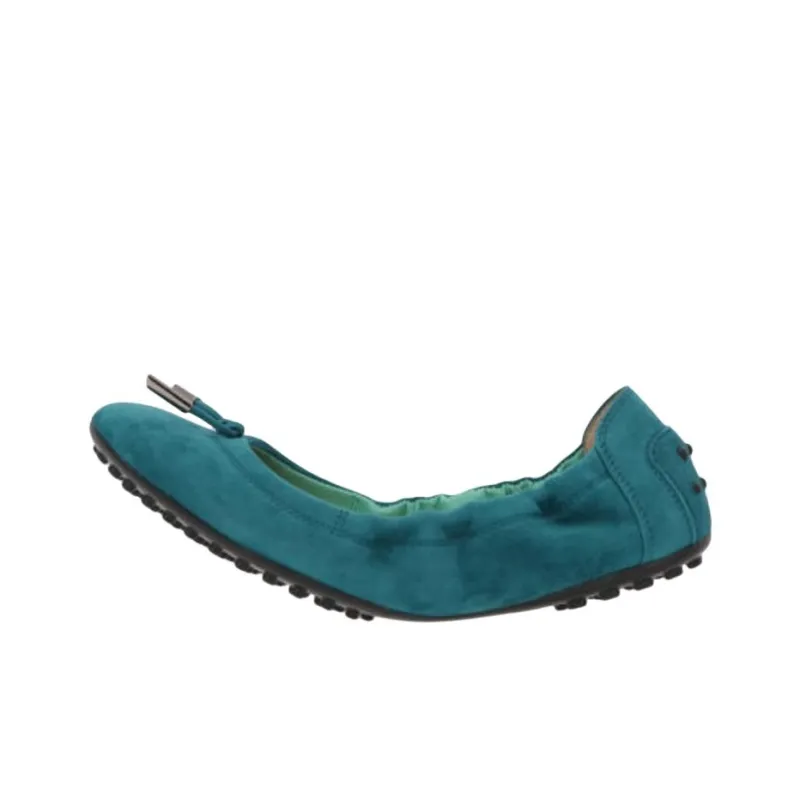 TOD'S Beanie Shoes Women's Peacock Blue-0