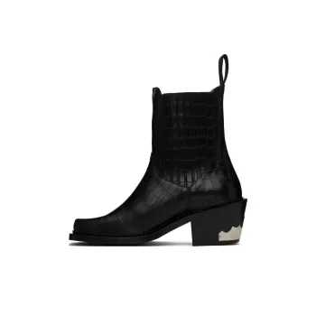 TOGA VIRILIS Short Chelsea Boots 6.5cm Men's Black