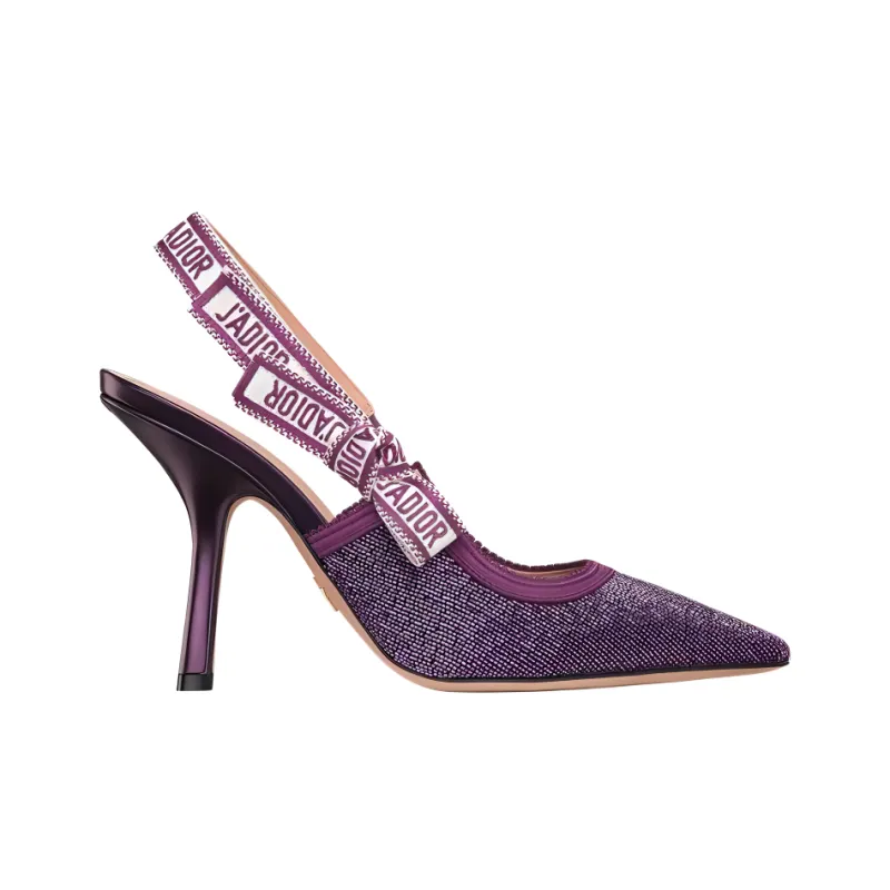 DIOR J'Adior Slim Heel High Heels 10cm Women's Purple-1