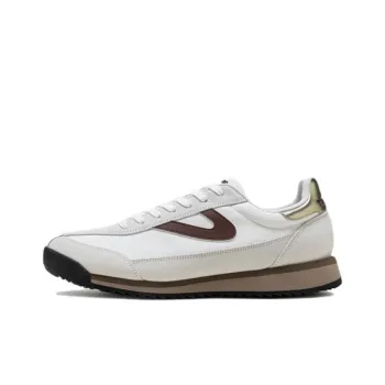 TRETORN Rawlins Low Top Casual Shoes Unisex White Champagne Brown