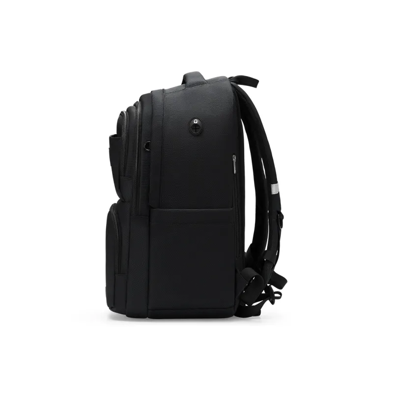OIWAS Fabric Travel Backpack Laptop Bag Students Backpack Regular Unisex Black/Blue-3