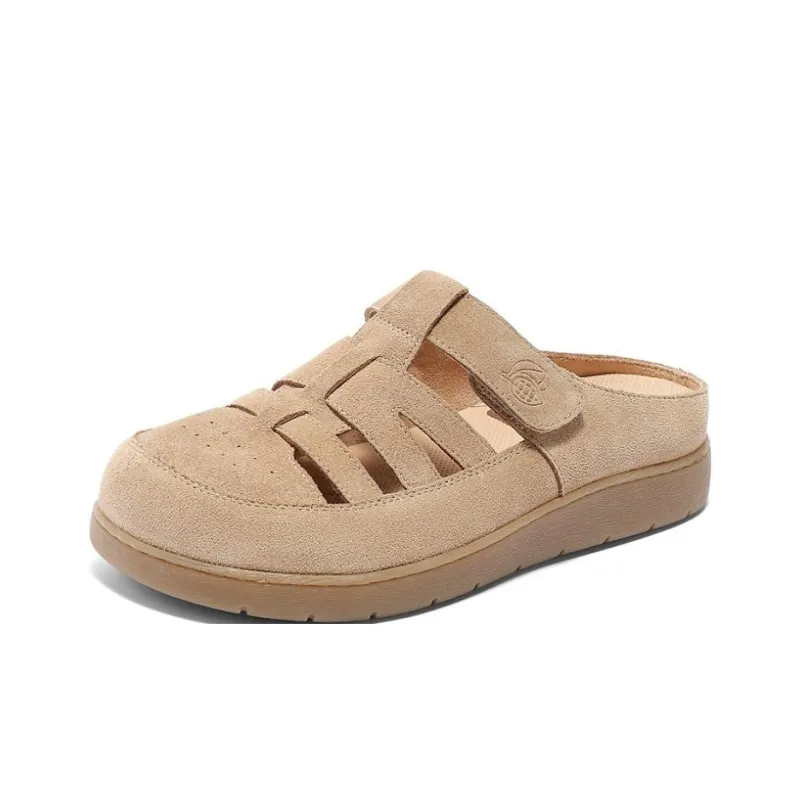 Senda Rubber Sole Abrasion-Resistant Wrap-toe Slippers Women's-9