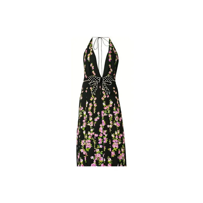 GUCCI Sleeveless Dresses Women's Black-1