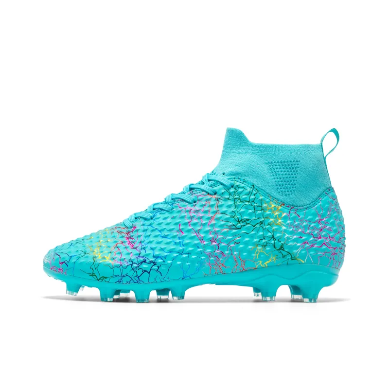 QIUTEXIONG FG Firm Ground Firm Ground, Indoor Slip Resistant Coverage Soccer Shoes Unisex-10