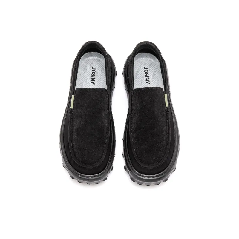 JOSINY Loafers Men Black-4