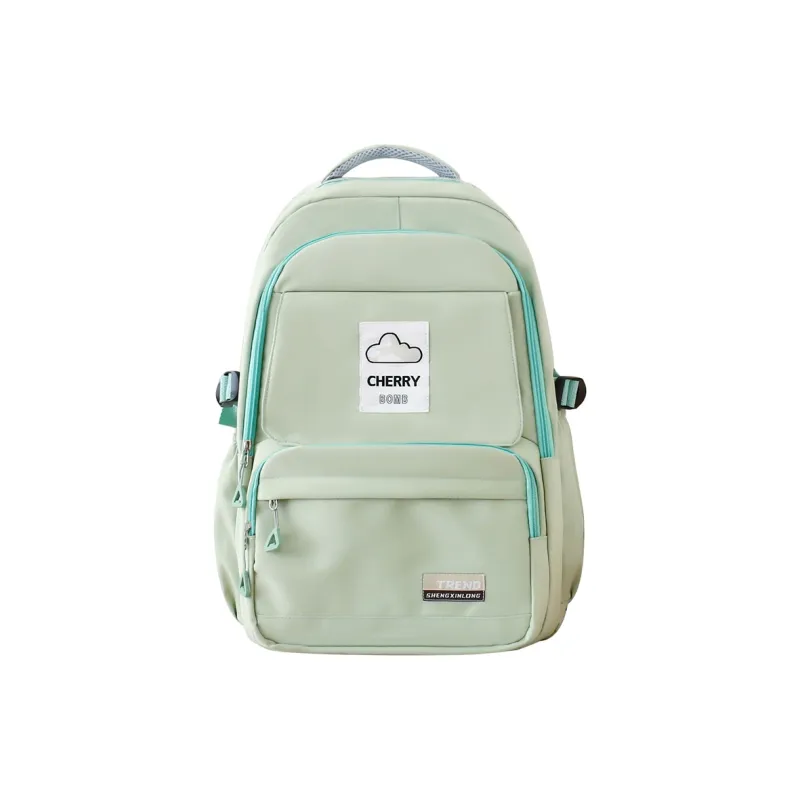 URBAN FOREST Nylon Backpack Regular Unisex Green/Black/Purple/Pink/Blue-0
