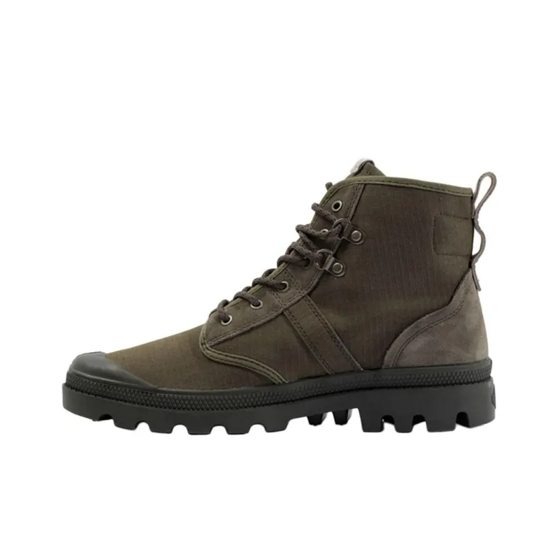 Palladium PALLABROUSSE TACT TXT Ankle Boots Men's Green-1