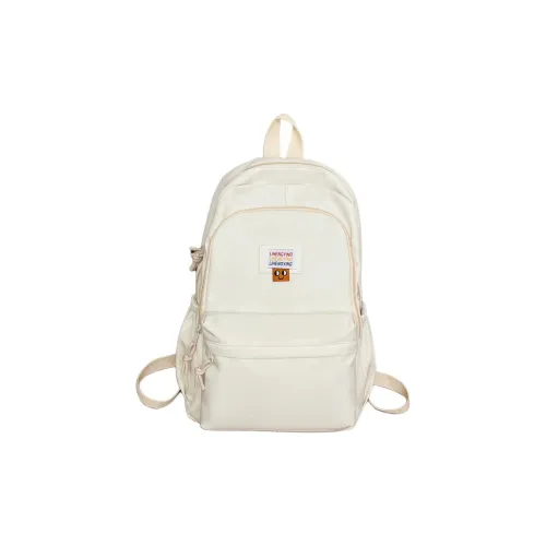 URBAN FOREST Nylon Backpack Regular Women's White/Black/Yellow/Blue/Pink