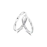 Mobius Couple Rings[S925 Silver]