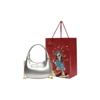 HCXK Patent Leather Handbag Women's Multicolor