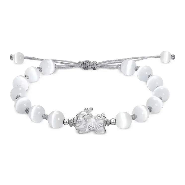KUMET Glass Cat Eye Bracelets Women's-0