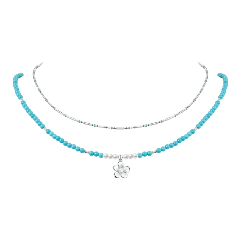 ZEGL Artificial Pearl Necklaces Women's-0