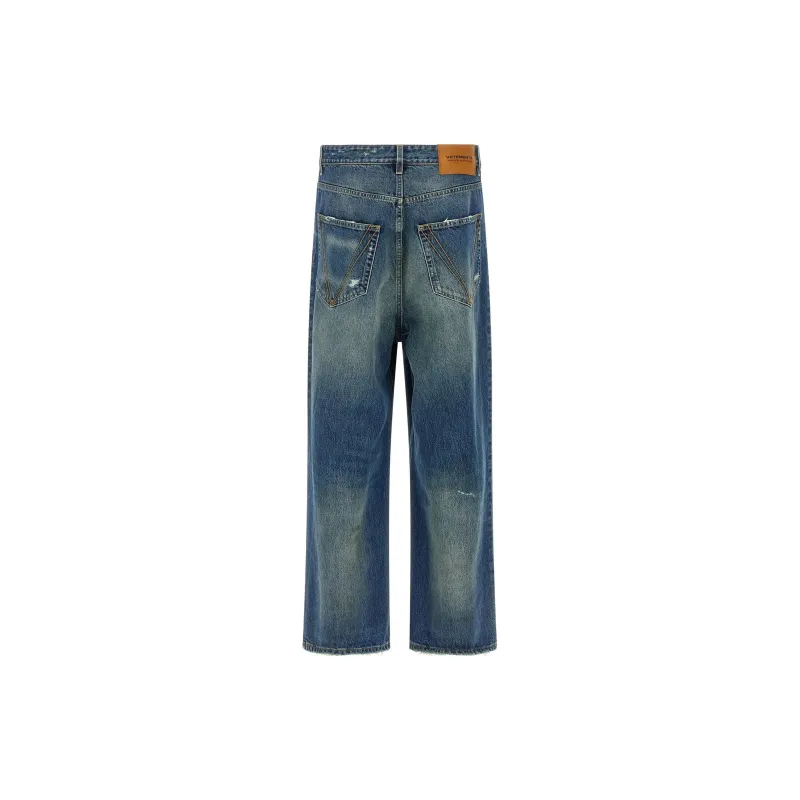 Vetements Cotton Baggy Jeans-1