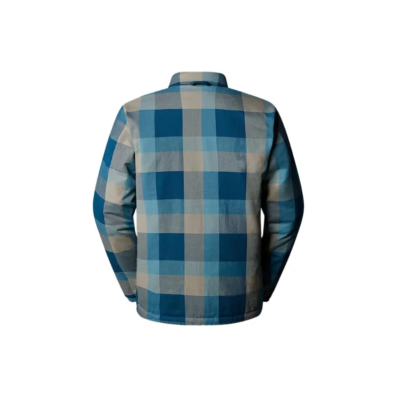 THE NORTH FACE Afterburner Insulated Flannel Jacket Men's Midnight Gasoline-1