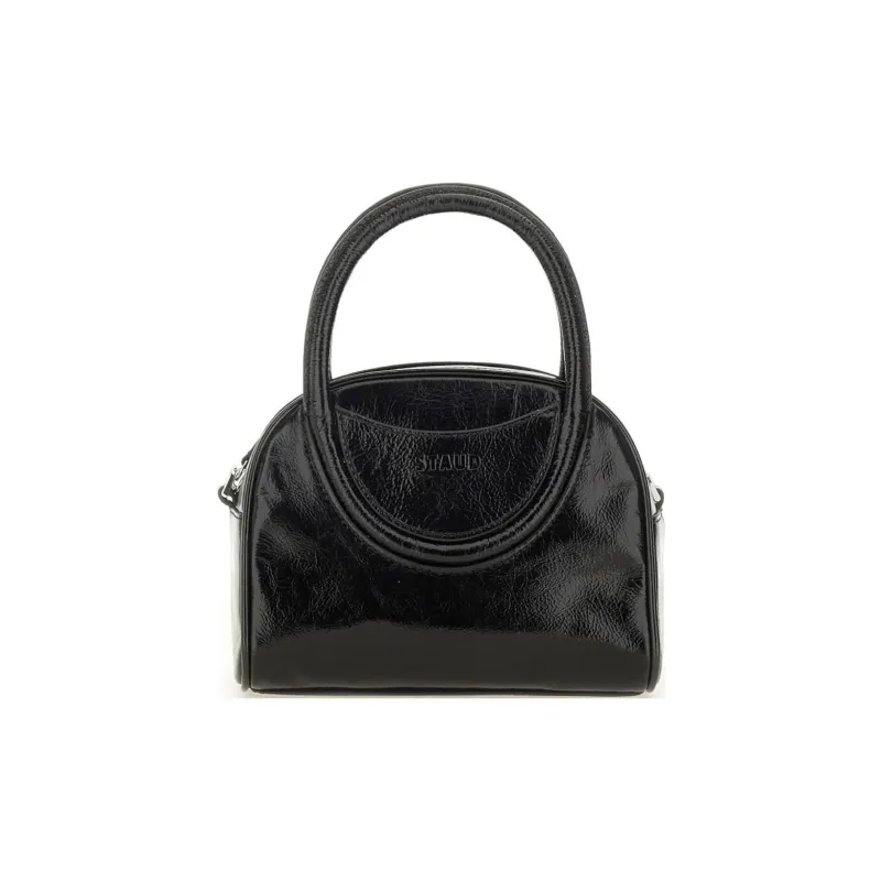 Staud Cow Leather Shoulder Bag Crossbody Bag Handbag Mini Women's Black-3