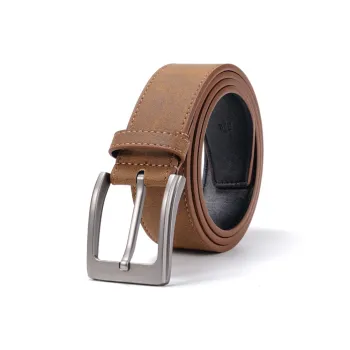 Yalu Preferred Cow Split Leather Belts Men's Width 3.5CM