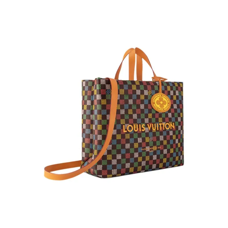 LOUIS VUITTON Shopper Tote Mm Damier Ebene Multicolor-1