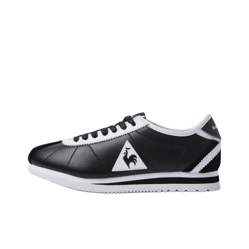 Le Coq Sportif Anti-Slip Wear-Resistant Low-Top Casual Shoes Unisex Black-0