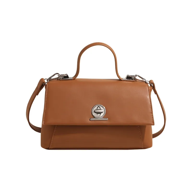 Yalu PU Handbag Women's Black/Light Brown/White/Khaki-8