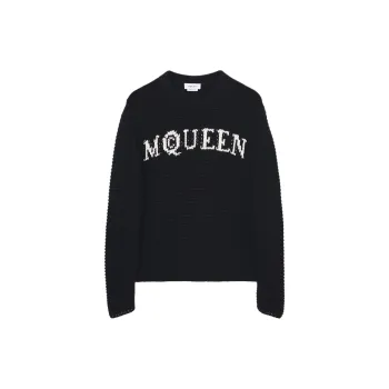McQ Alexander McQueen Logo intarsia Sweater