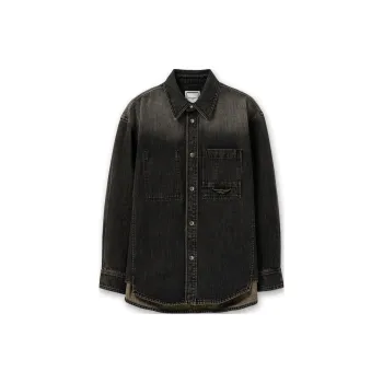 WOOYOUNGMI SS25 Denim Jacket Men's Gray